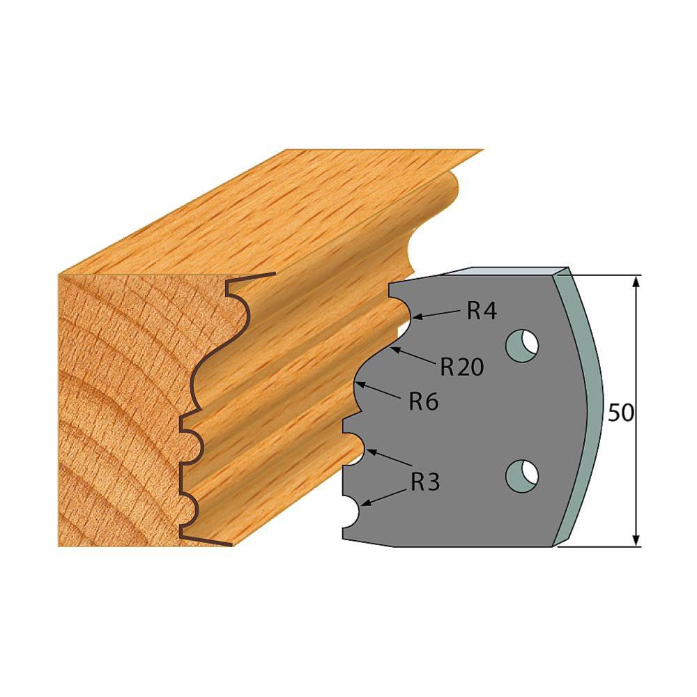 IGM Profil 513 - pár obmedzovačov 50x4mm SP F027-513