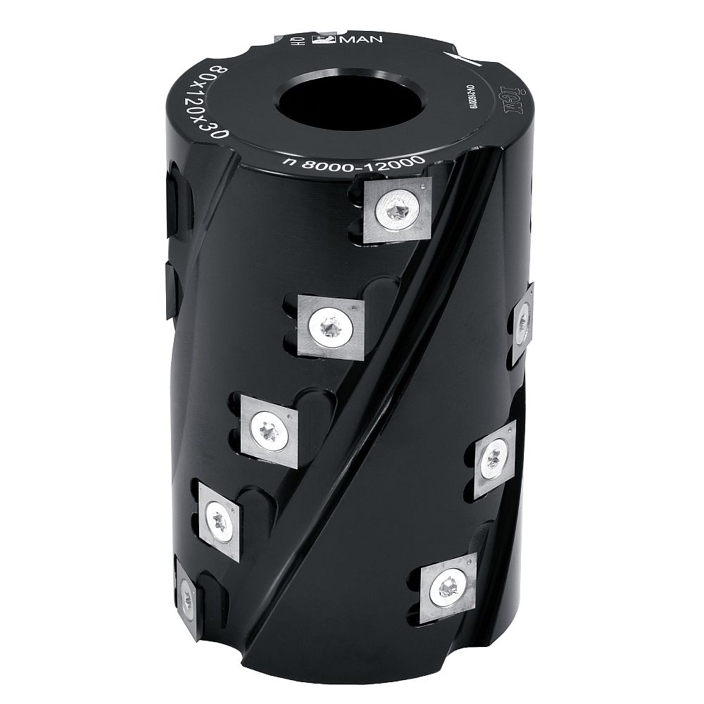 IGM F606 Zrovnávacia a hobľovacia fréza MAN - D80x120 d30 Z18 ALU F606-12030