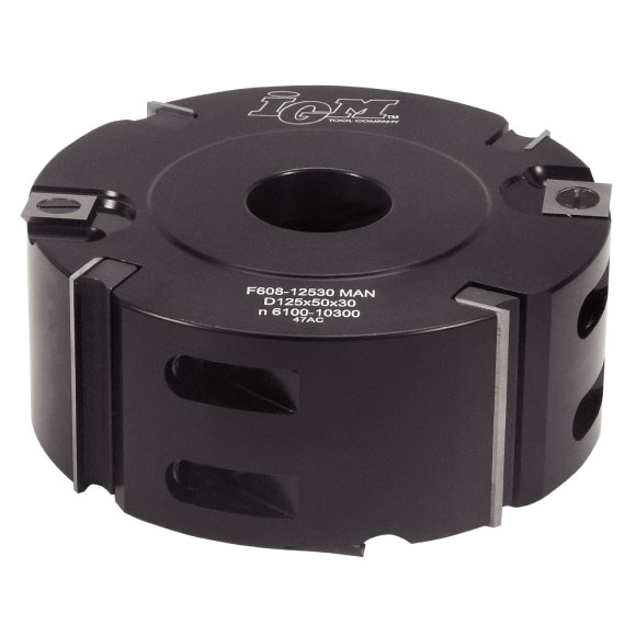 IGM F608 Falcovacia fréza s rovnými zubami MAN - D125x50 d30 Z4 V4 OCEĽ F608-92530