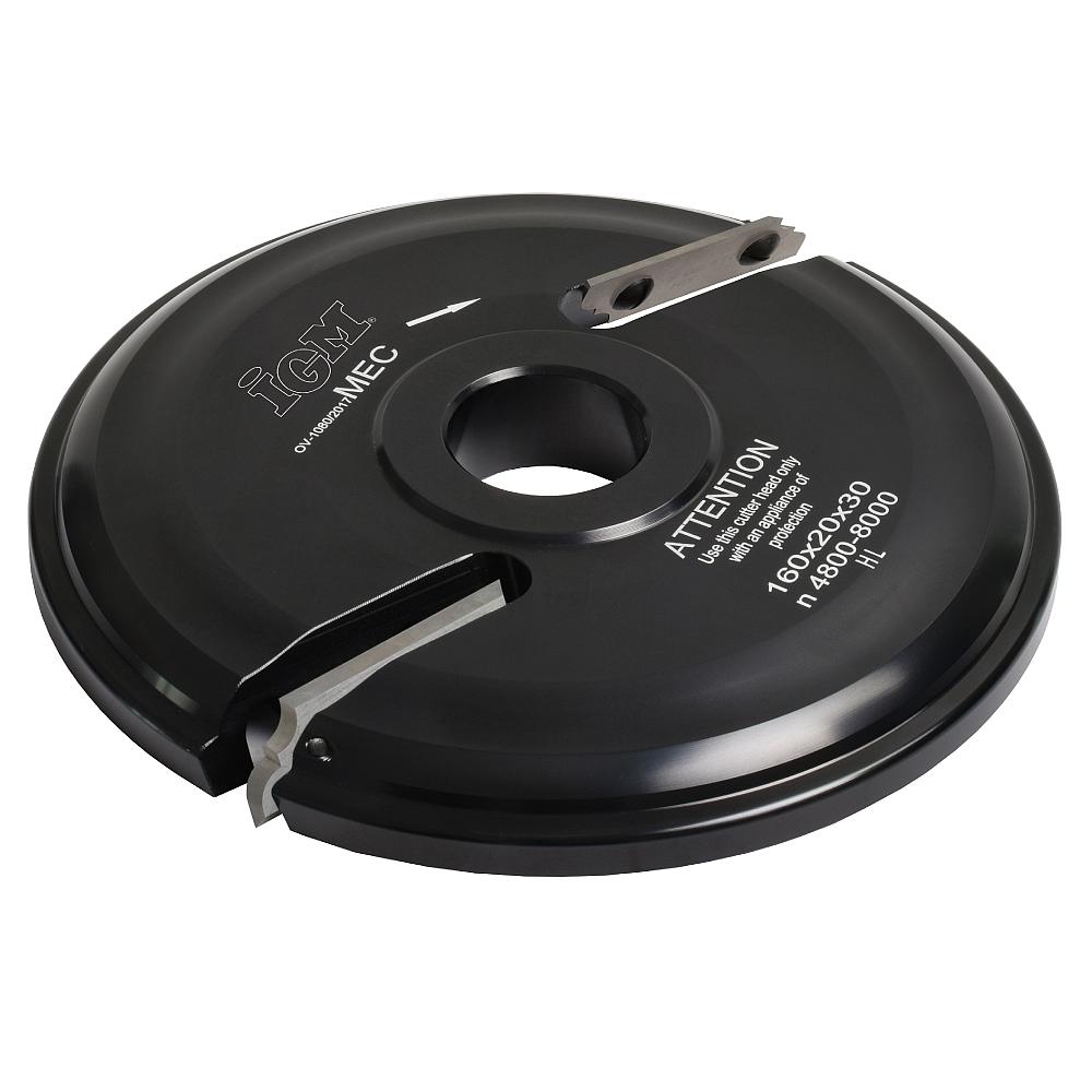 IGM F631 Výplňová fréza MEC - Profil A, D160x20 d30mm Z2 horné ALU F631-16030