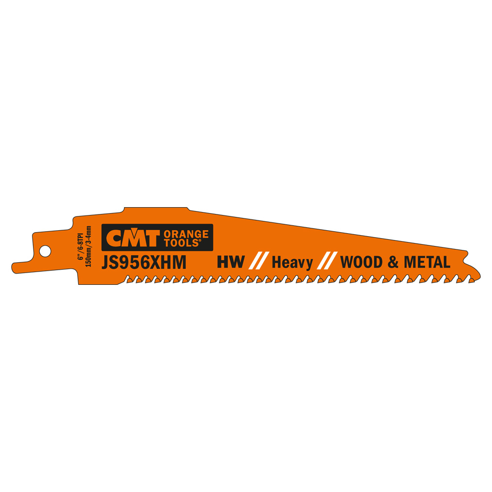 CMT Pílový list do chvostovej píly HW Heavy Wood-Metal 956XHM - L150, I130, TPI6-8 (bal 3ks) JS956XHM-3