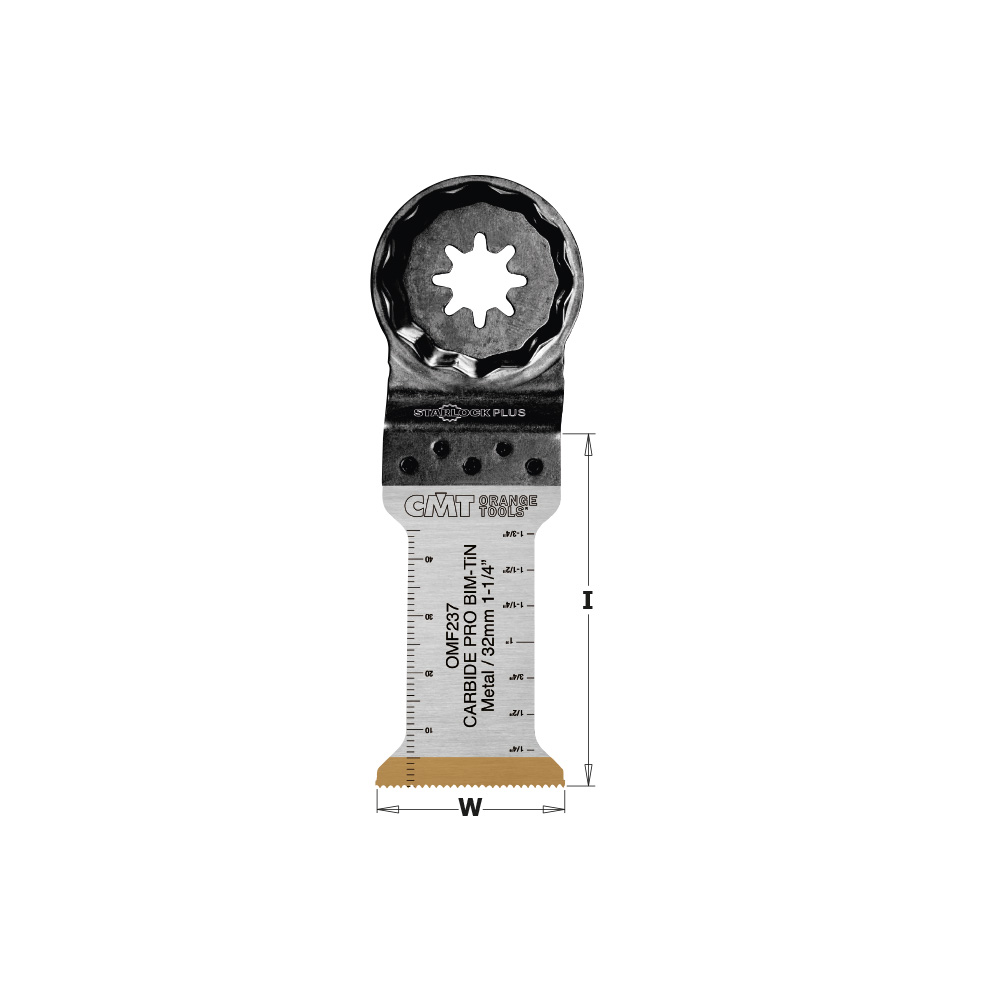 CMT Starlock Ponorný pílový list BIM TiN s dlhou životnosťou, na kov - 32 mm OMF237-X1