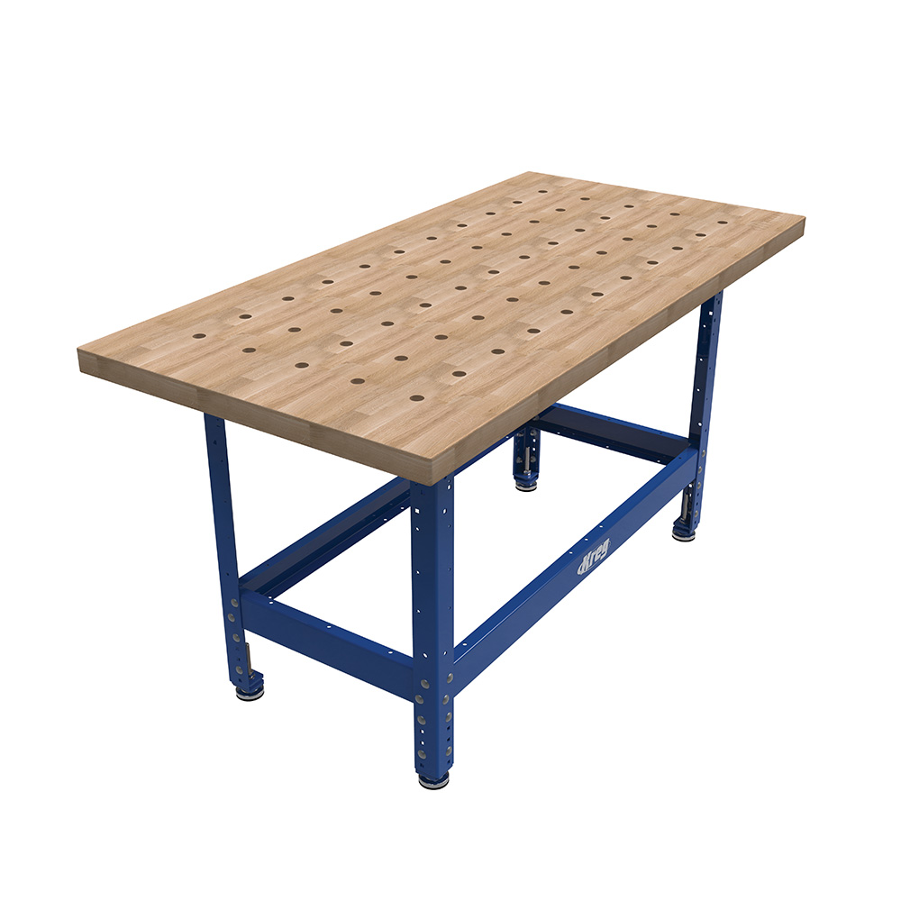 Kreg Drevený pracovný stôl s otvory - 610 mm x 1219 mm UBENCH-4824-DH