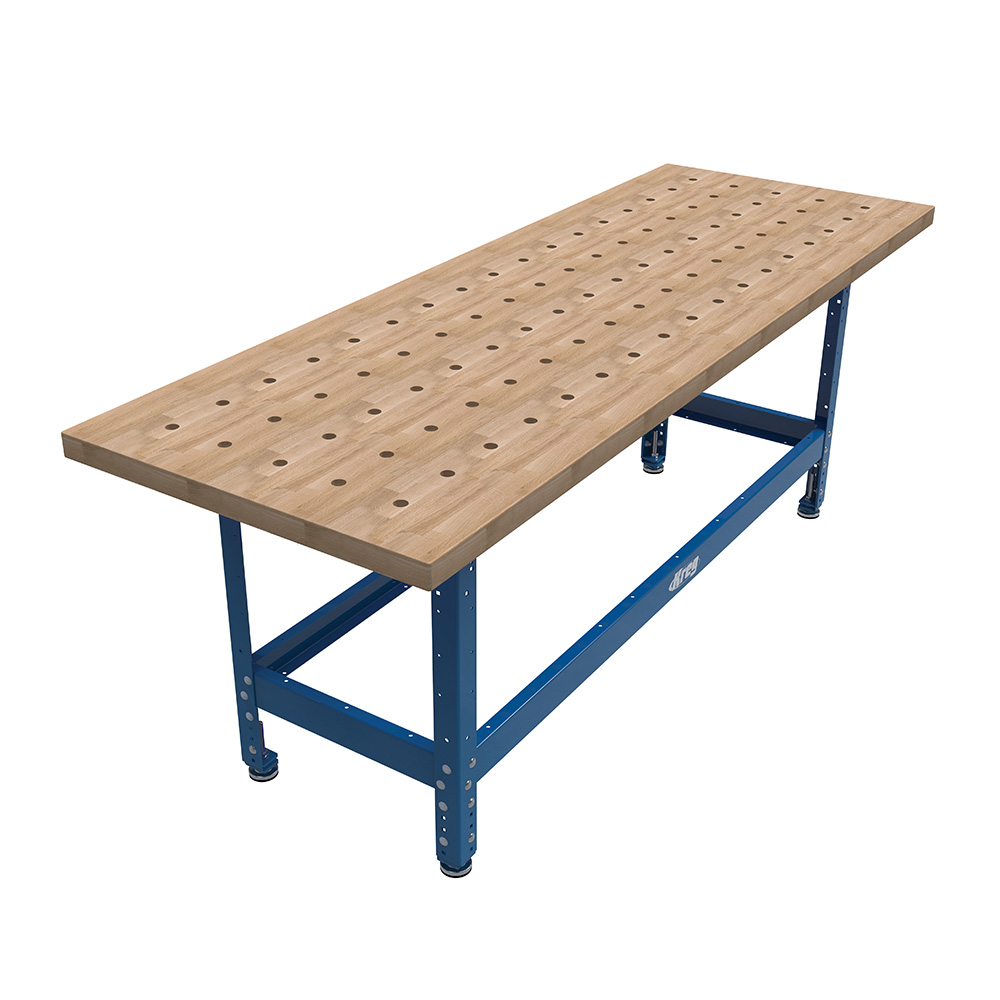 Kreg Drevený pracovný stôl s otvory - 610 mm x 1727 mm UBENCH-6824-DH